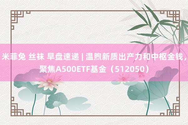 米菲兔 丝袜 早盘速递 | 温煦新质出产力和中枢金钱，聚焦A500ETF基金（512050）