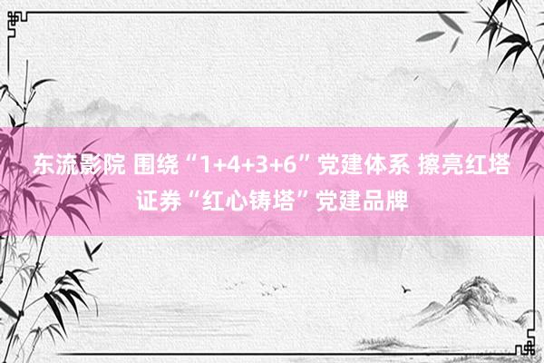 东流影院 围绕“1+4+3+6”党建体系 擦亮红塔证券“红心铸塔”党建品牌