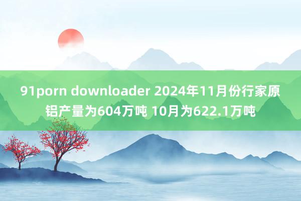 91porn downloader 2024年11月份行家原铝产量为604万吨 10月为622.1万吨