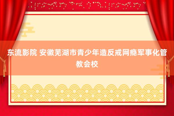 东流影院 安徽芜湖市青少年造反戒网瘾军事化管教会校