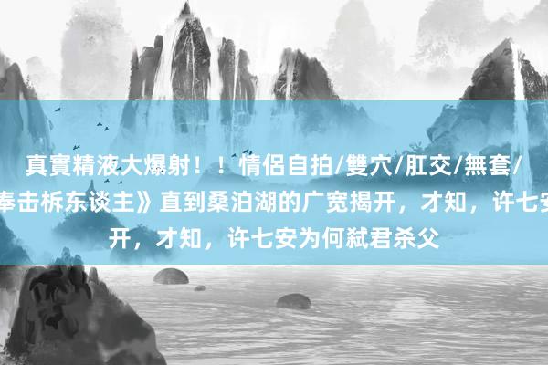 真實精液大爆射！！情侶自拍/雙穴/肛交/無套/大量噴精 《大奉击柝东谈主》直到桑泊湖的广宽揭开，才知，许七安为何弑君杀父